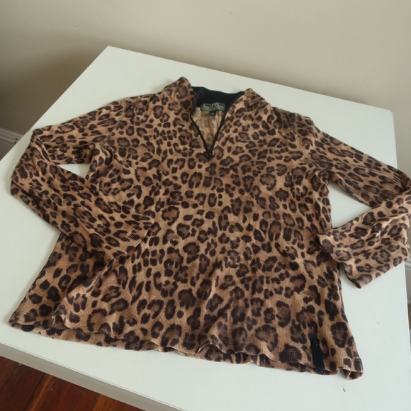 Ralph Lauren Tops - Ralph Lauren Sporty Vintage Cheetah 🐆🎾